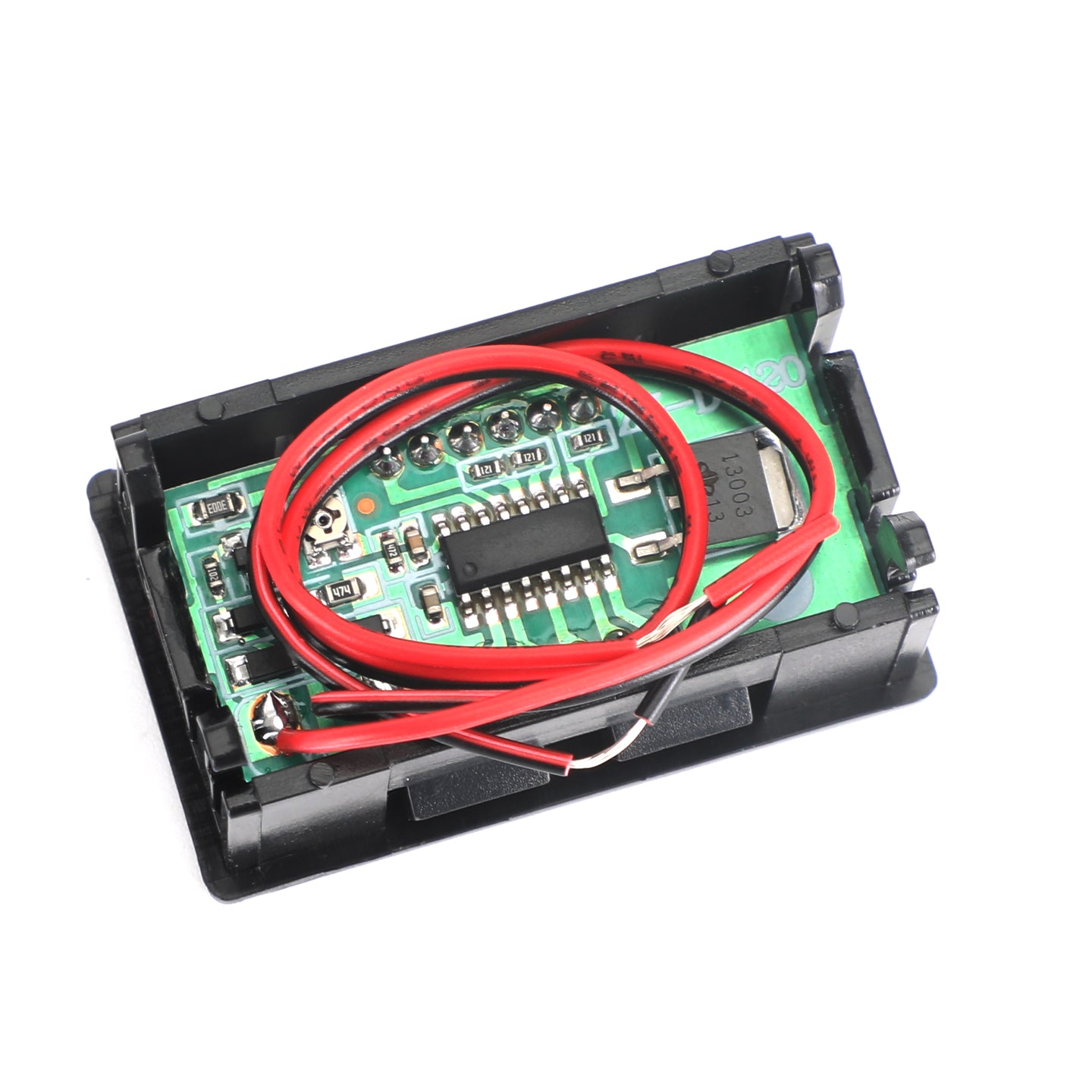 5Pcs Dc5-120V 0.56" 2 Wire Led Digital Display Panel Voltmeter Volt Tester, Red