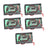 Green 5Pcs Dc5-120V 0.56" 2 Wire Led Digital Display Panel Voltmeter Volt Tester