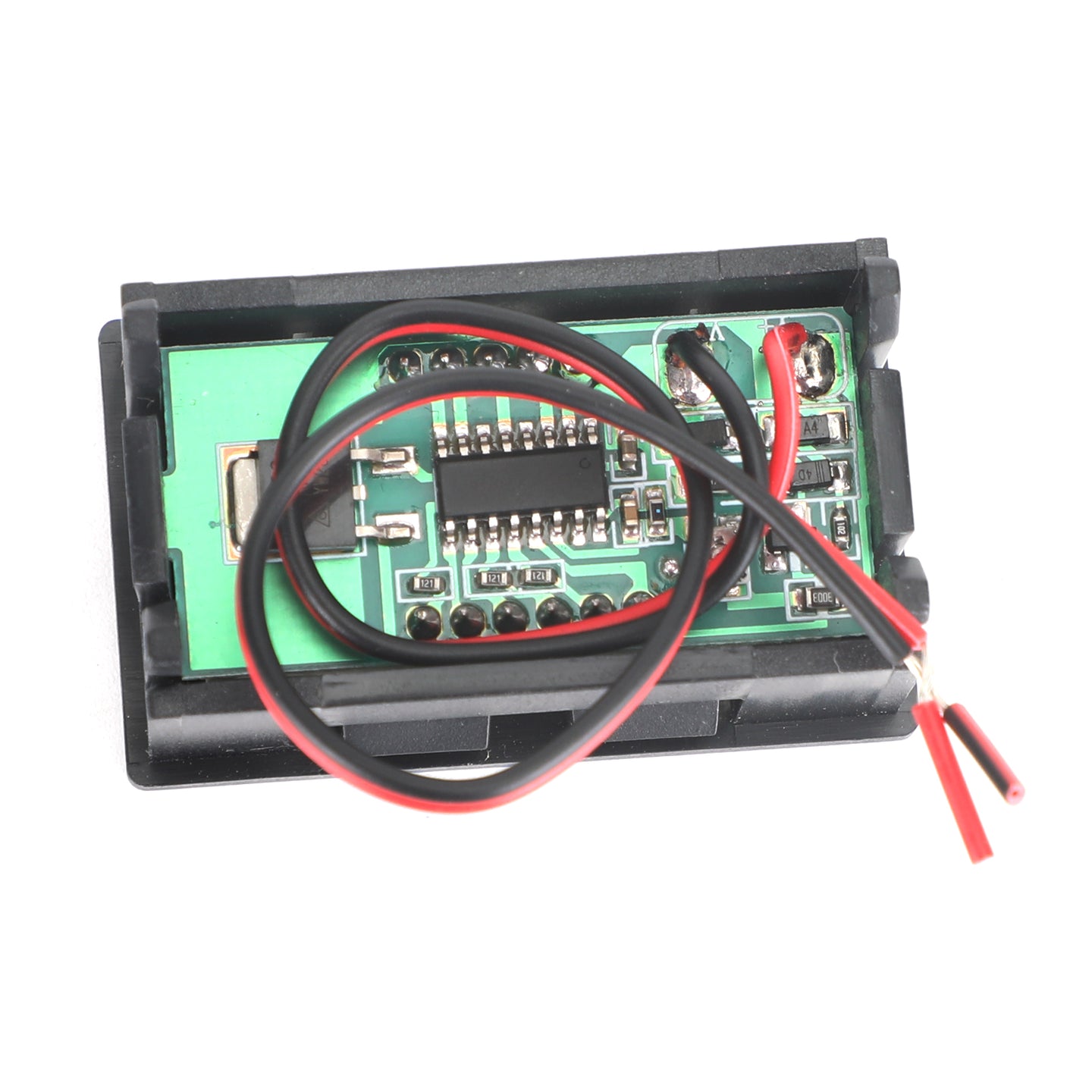 Green 5Pcs Dc5-120V 0.56" 2 Wire Led Digital Display Panel Voltmeter Volt Tester