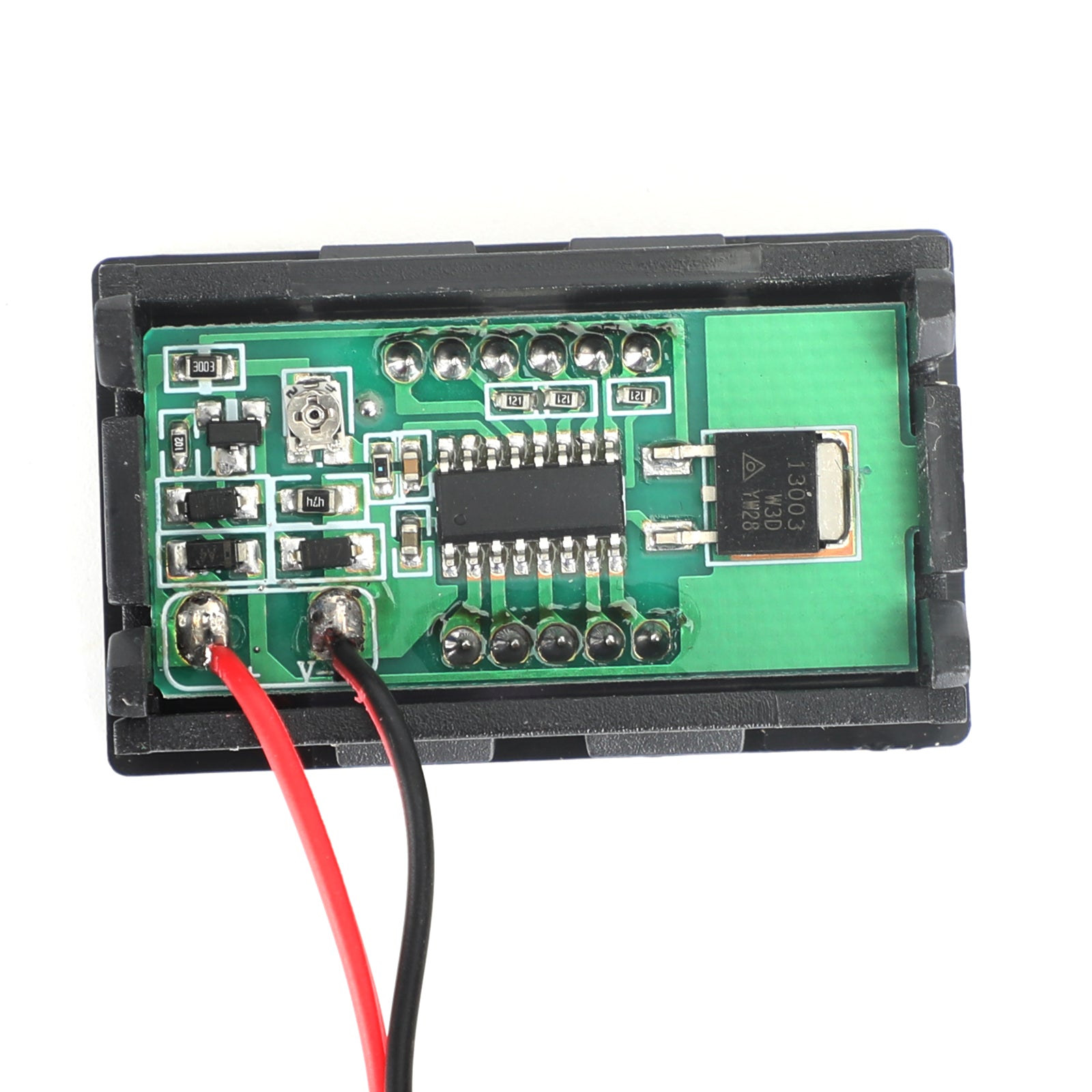 Green 5Pcs Dc5-120V 0.56" 2 Wire Led Digital Display Panel Voltmeter Volt Tester