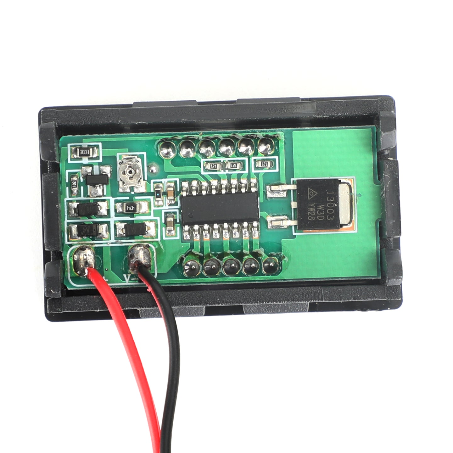 Green 5Pcs Dc5-120V 0.56" 2 Wire Led Digital Display Panel Voltmeter Volt Tester