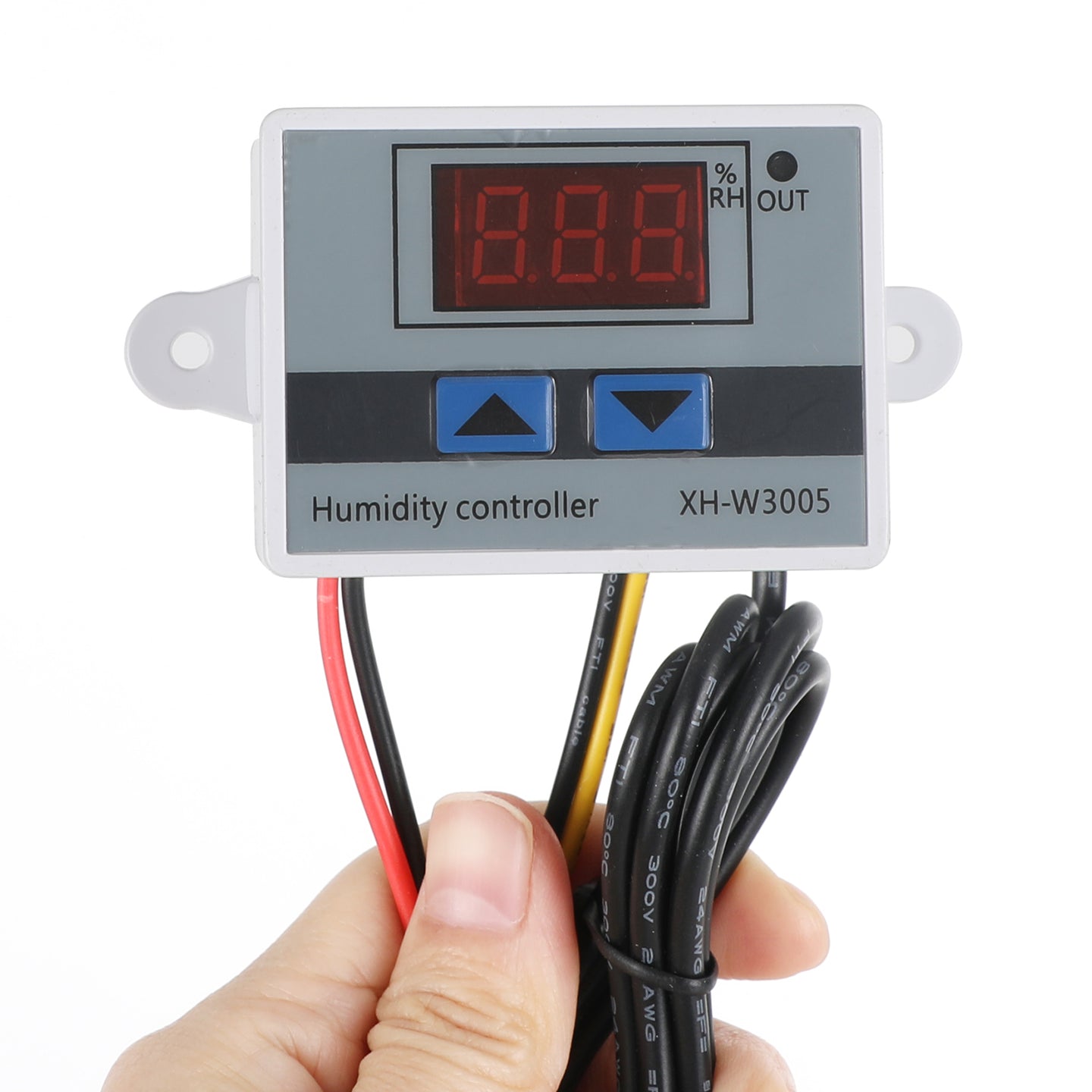 XH-W3005 12V 24V 110-220V Digital Humidity Controller Hygrometer Switch, 24V 240W