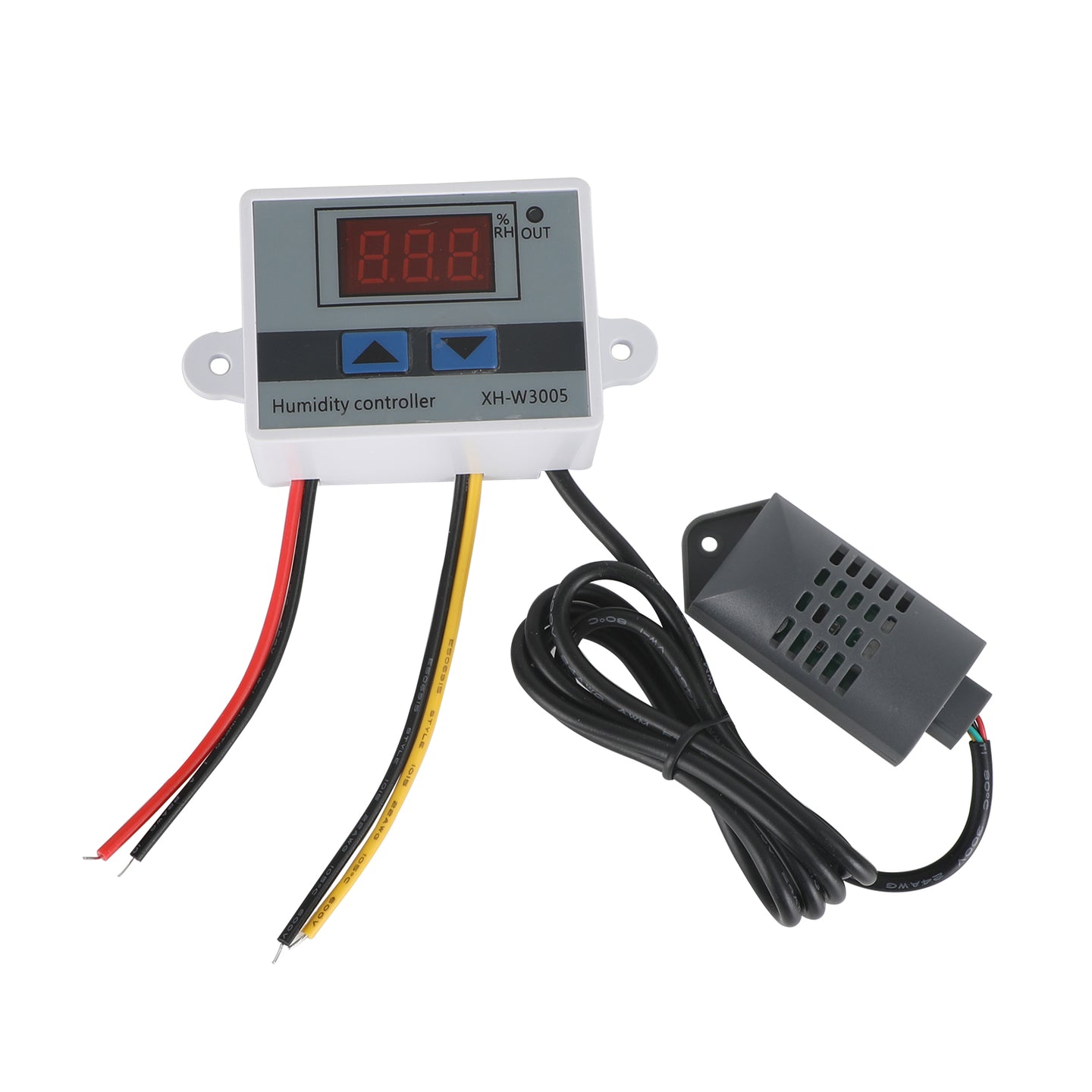 XH-W3005 12V 24V 110-220V Digital Humidity Controller Hygrometer Switch, 24V 240W
