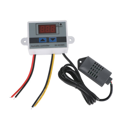 XH-W3005 12V 24V 110-220V Digital Humidity Controller Hygrometer Switch, 110V-220V 1500W