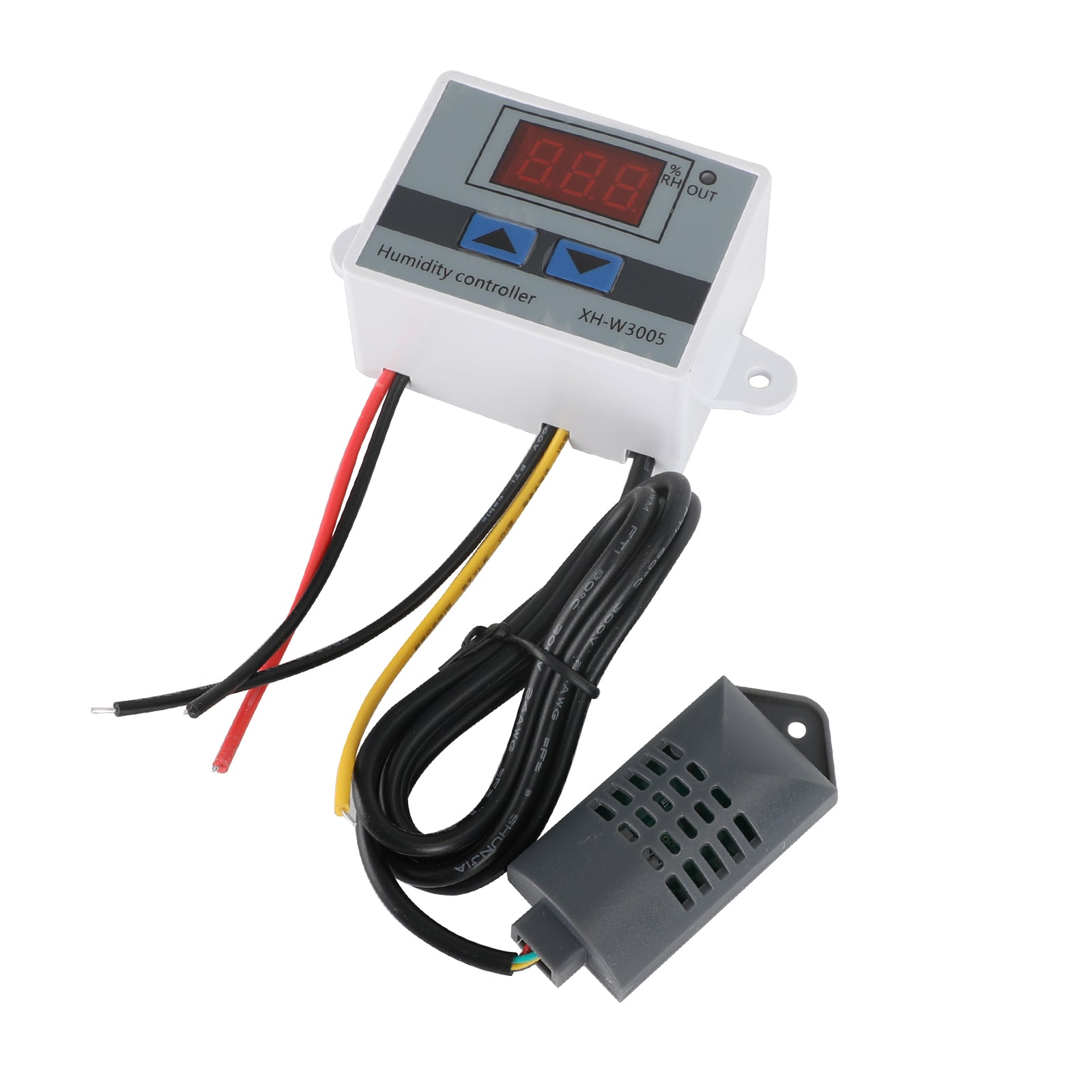 XH-W3005 12V 24V 110-220V Digital Humidity Controller Hygrometer Switch, 24V 240W