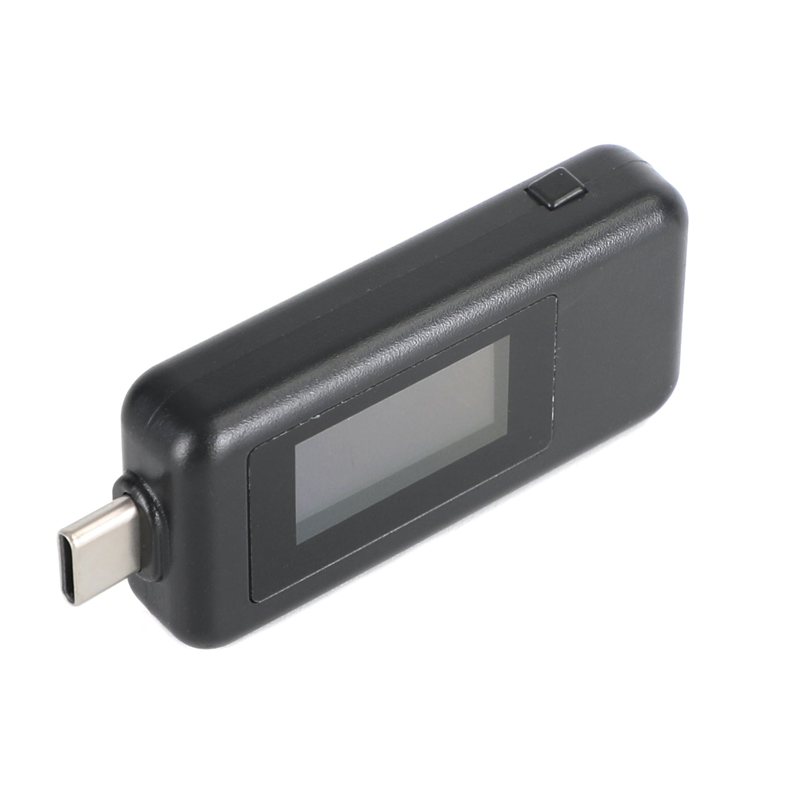 USB Tester Type C LCD Current Voltage Charger Capacity Monitor Power Time Meter, Black