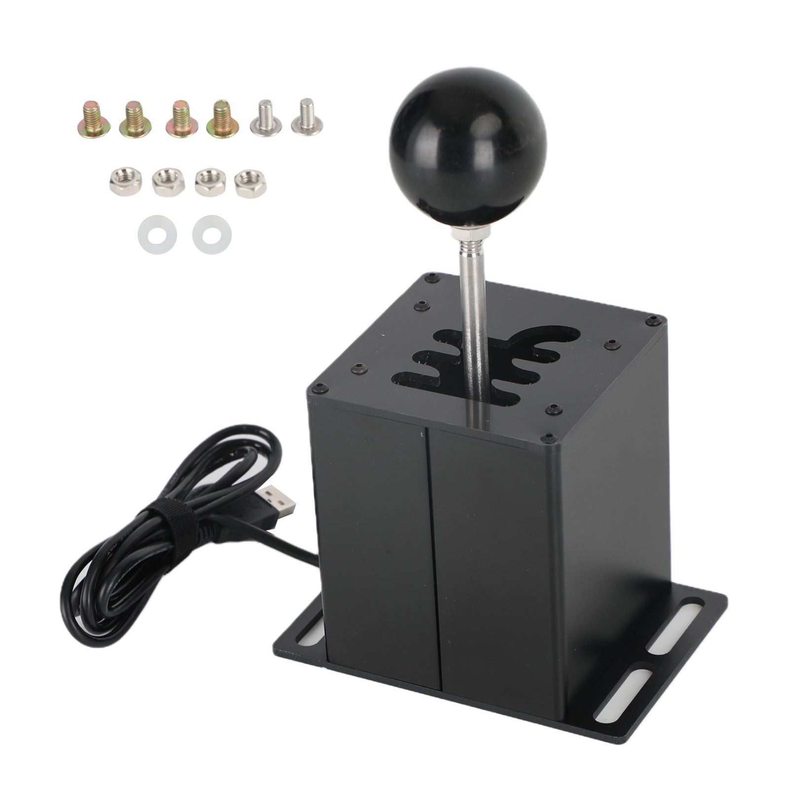 6+R USB Simulator H Gear shifter for Logitech G29 G920 Steering Wheel PC Black