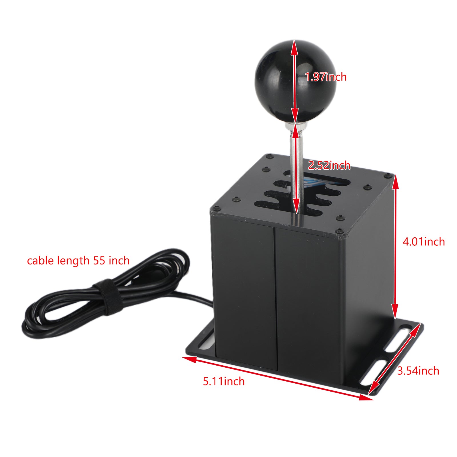 7+R USB Simulator H Gear shifter for Logitech G29 G920 Steering Wheel PC Black