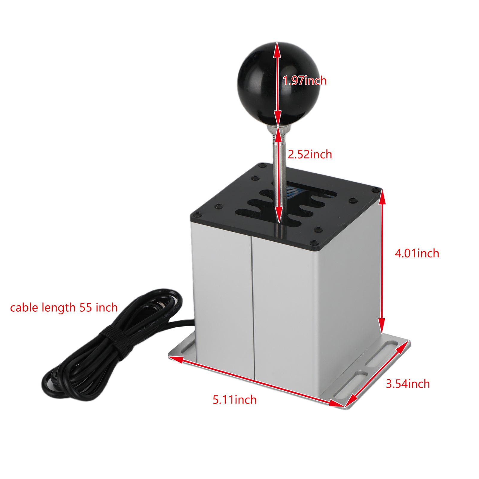 7+R USB Simulator H Gear shifter for Logitech G29 G920 Steering Wheel PC White