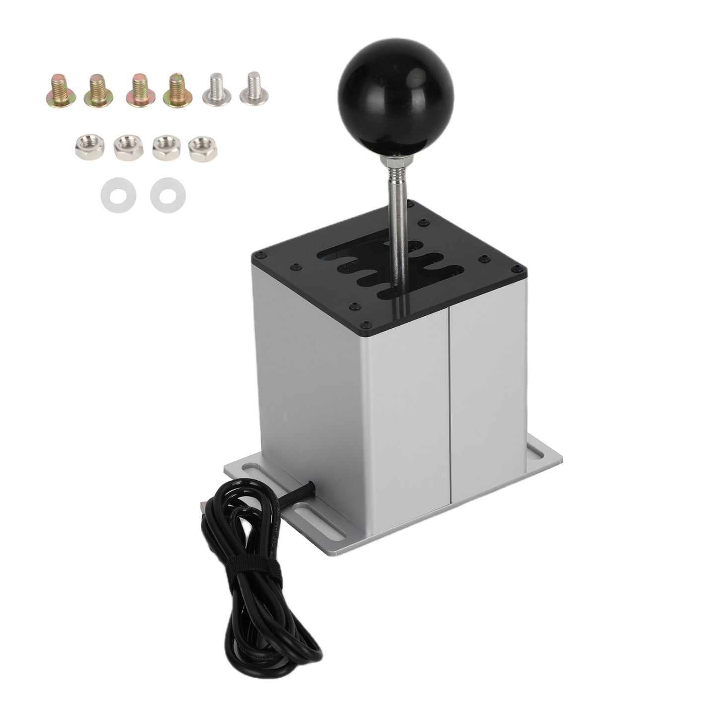 7+R USB Simulator H Gear shifter for Logitech G29 G920 Steering Wheel PC White
