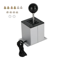 7+R USB Simulator H Gear shifter for Logitech G29 G920 Steering Wheel PC White