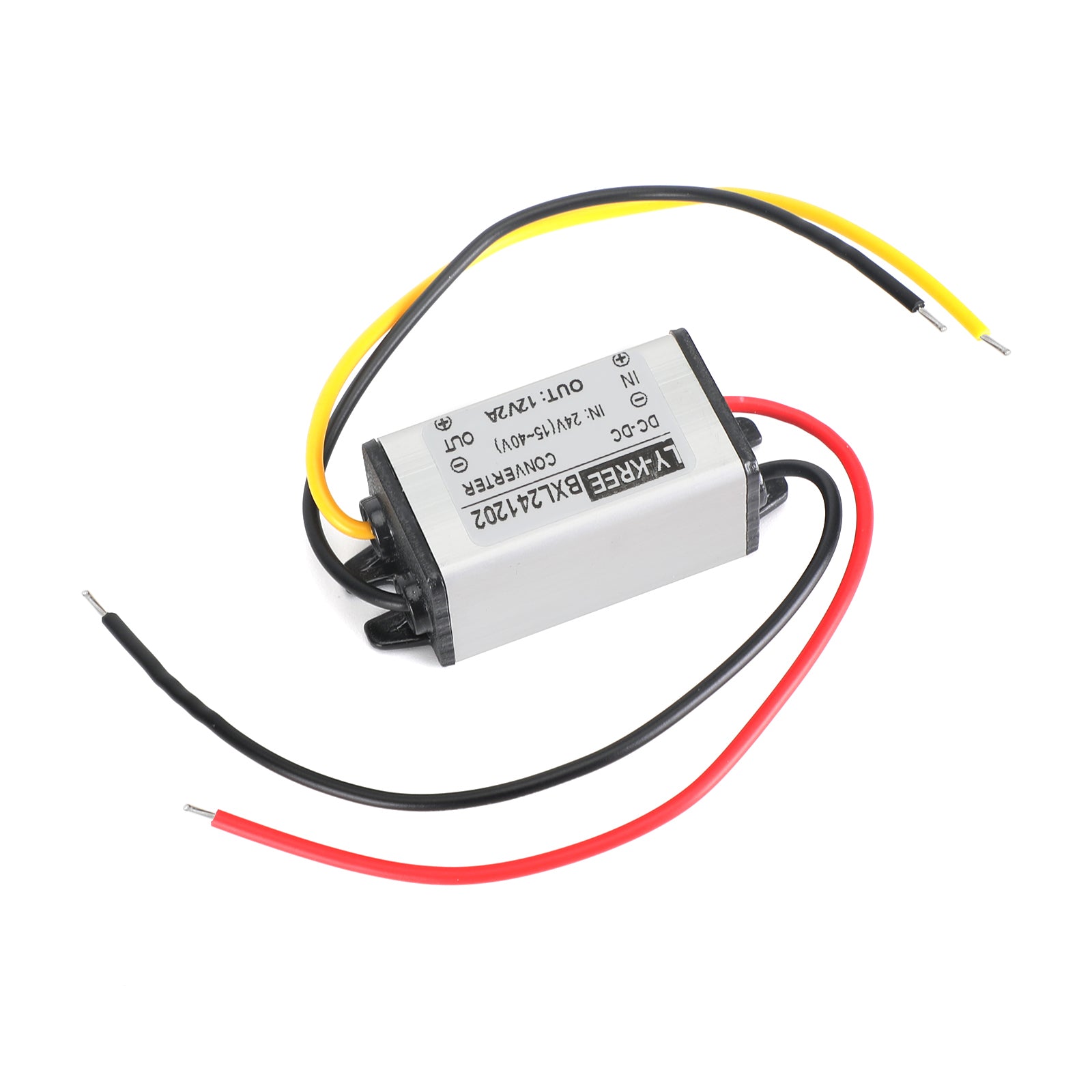 DC Buck Converter 24V to 12V 1/2/3/5A Waterproof Power Supply Module, 24V-12V-2A