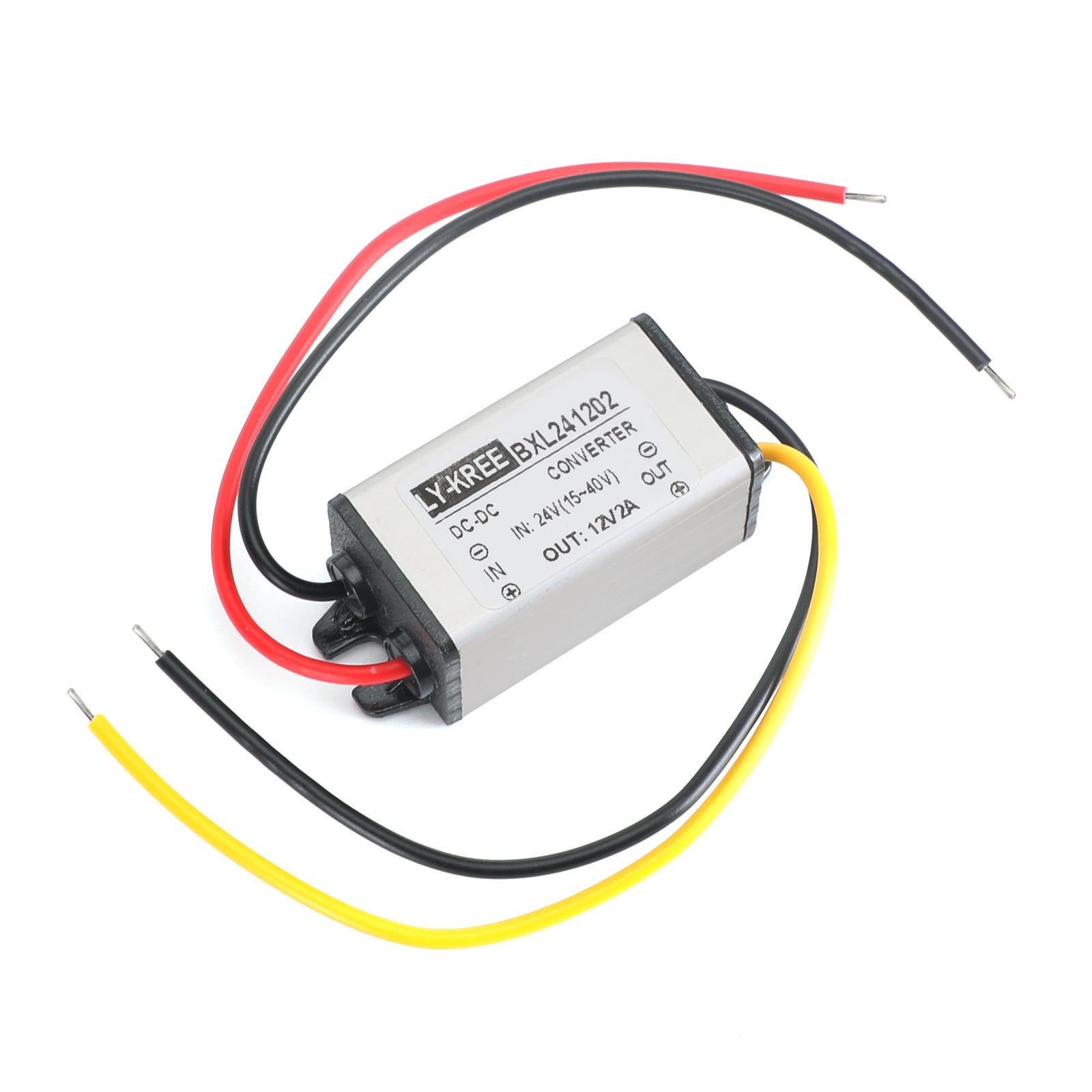 DC Buck Converter 24V to 12V 1/2/3/5A Waterproof Power Supply Module, 24V-12V-2A