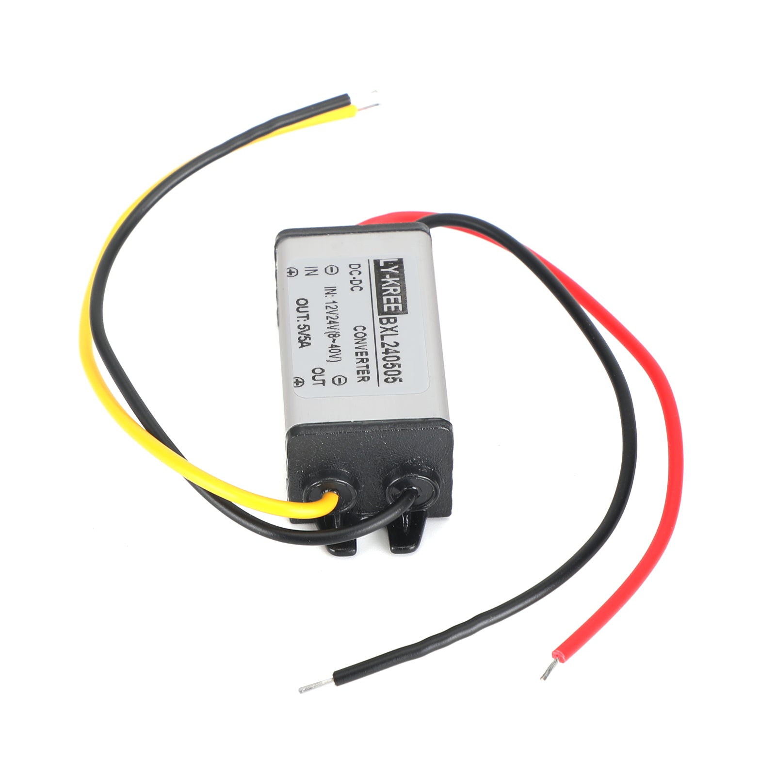 1~5A Waterproof DC/DC Converter Power Supply Regulator 12V/24V Step Down To 5V, 12/24V-5V-5A