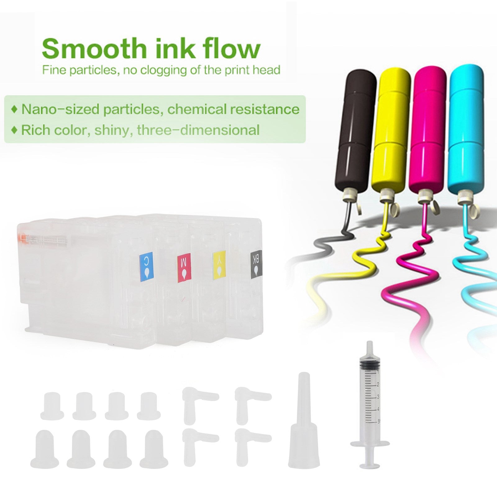 Empty CISS Ink Cartridge Refillable Ink Cartridge Fit for HP 950 952 953 962 932
