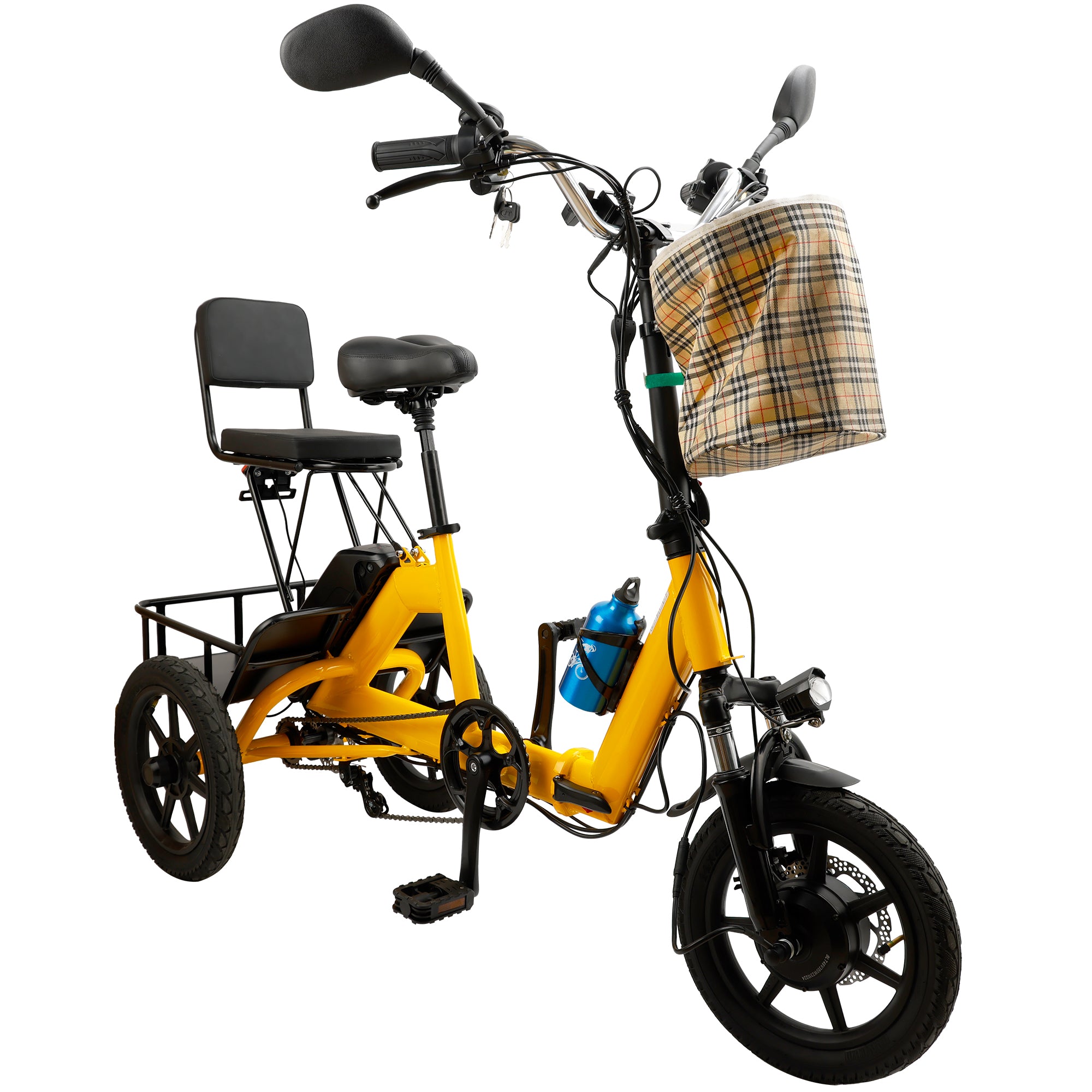 3 Wheel E-Trike Electric tricycle for Adult Folding Motorized 48V 350W