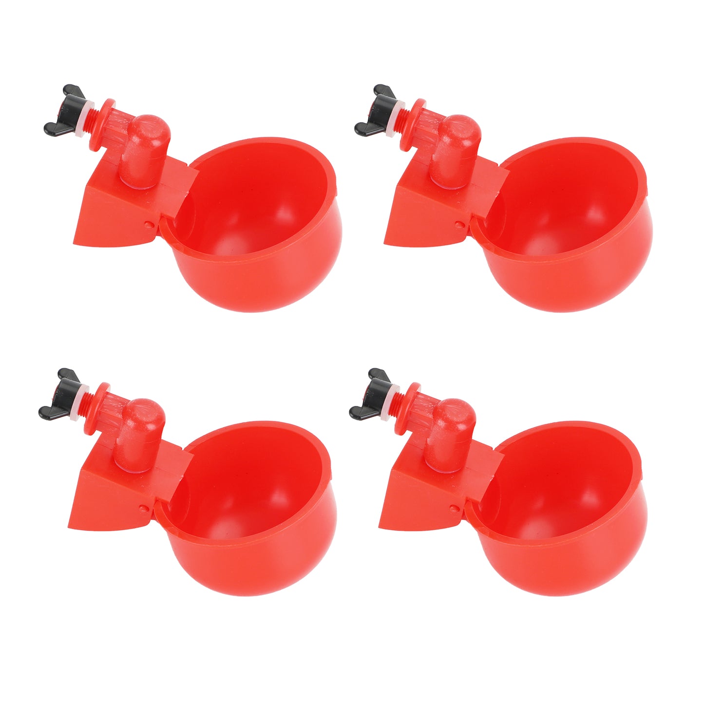 4Pcs Automatic Waterer Poultry Drinking Bowl Chicken Feeder Cup For Chicken