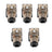 5Pcs Transparent Solenoid Valve Coil 4 Pin Plug Connector Voltage Accessories