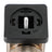 5Pcs Transparent Solenoid Valve Coil 4 Pin Plug Connector Voltage Accessories