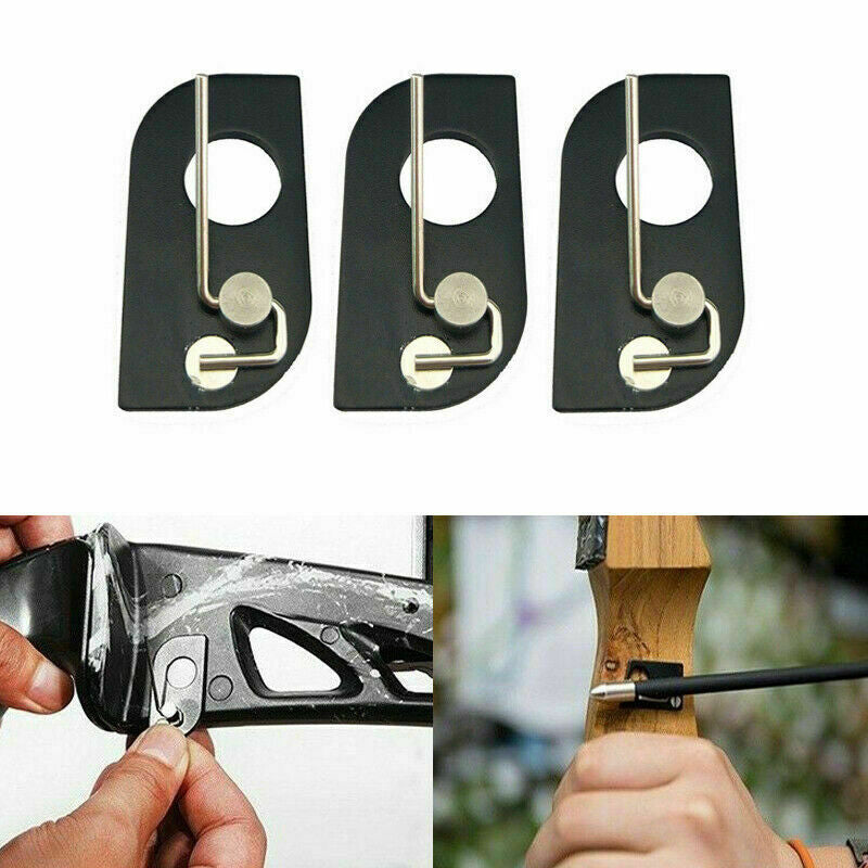 Archery Magnetic Arrow Rest Recurve Bow Shoot Hunting Right/Left Hand Black