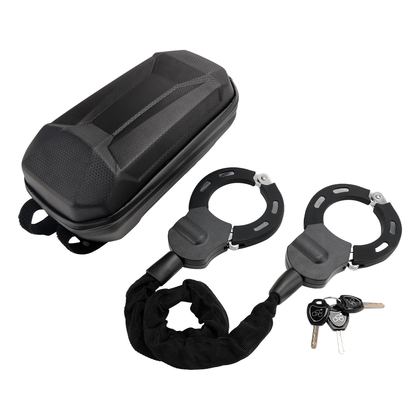 E-Scooter Lock Multi-Section Steel w/ Waterproof Storage Box