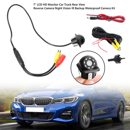 170° HD 8 LED CMOS Car Backup Rear View Reverse Camera Night View Kit Waterproof