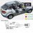 170¡ãWide Car Rear View Reverse Camera 18.5mm Punch Hole HD Night View Waterproof