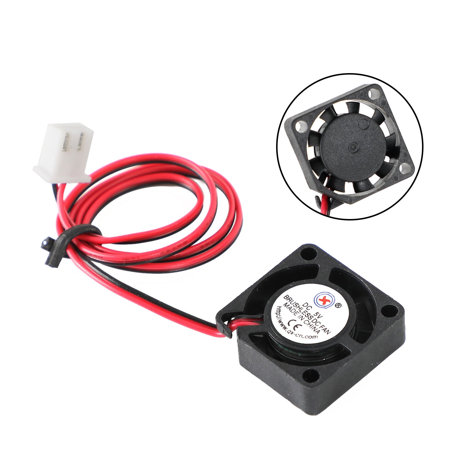 1Pc Brushless DC Cooling Blower Fan 5V 2006 20x20x6mm Sleeve 2 Pin Wire