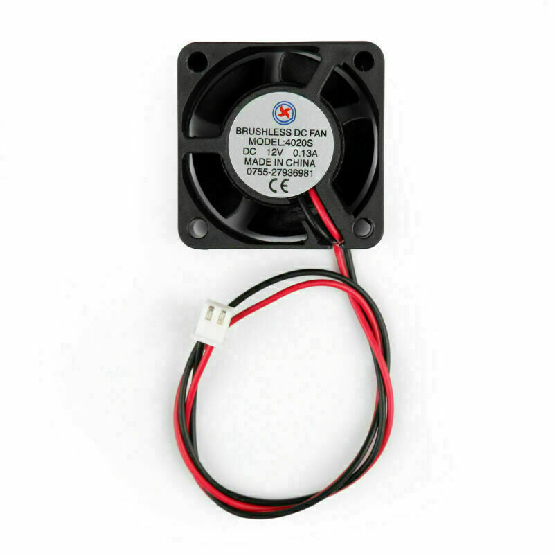 12V Brushless DC EF Cooler 0.13A Ventilator 4020s Pin 40x40x20mm 2 Gehäuselüfter