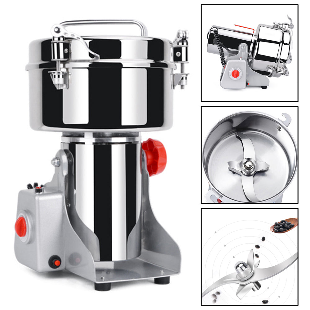 700g 2400w Electric Grain Mill Grinder for Flour Wheat Grind Coffee Beans High Speed