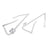PR315500-LH +PR315500-RH Attic Ladder Hinge Arm Left+Right For Louisville Ladder
