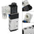 4V210-08 5 Way 2 Position Dc 24V Pneumatic Electric Solenoid Air Valve UE
