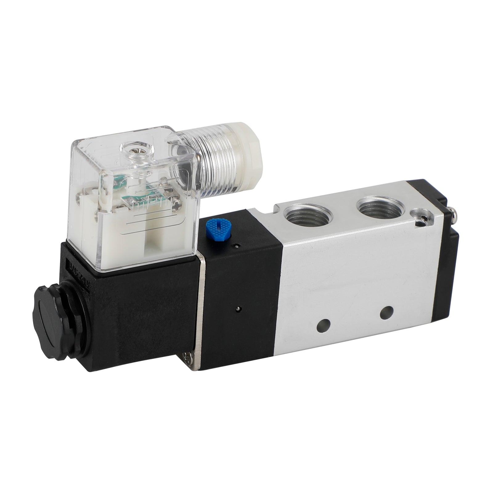 4V210-08 5 Way 2 Position Dc 24V Pneumatic Electric Solenoid Air Valve UE