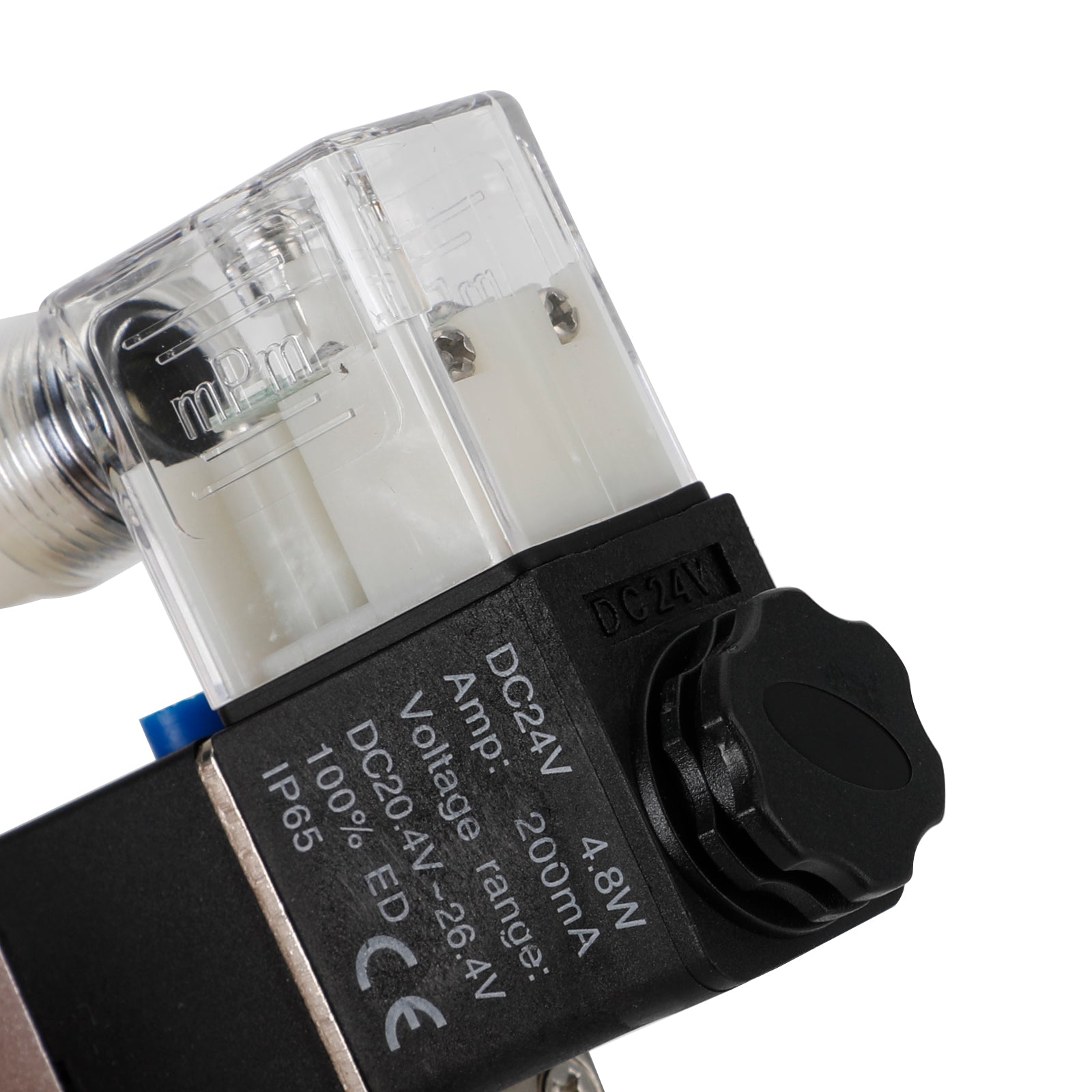 4V210-08 5 Way 2 Position Dc 24V Pneumatic Electric Solenoid Air Valve UE
