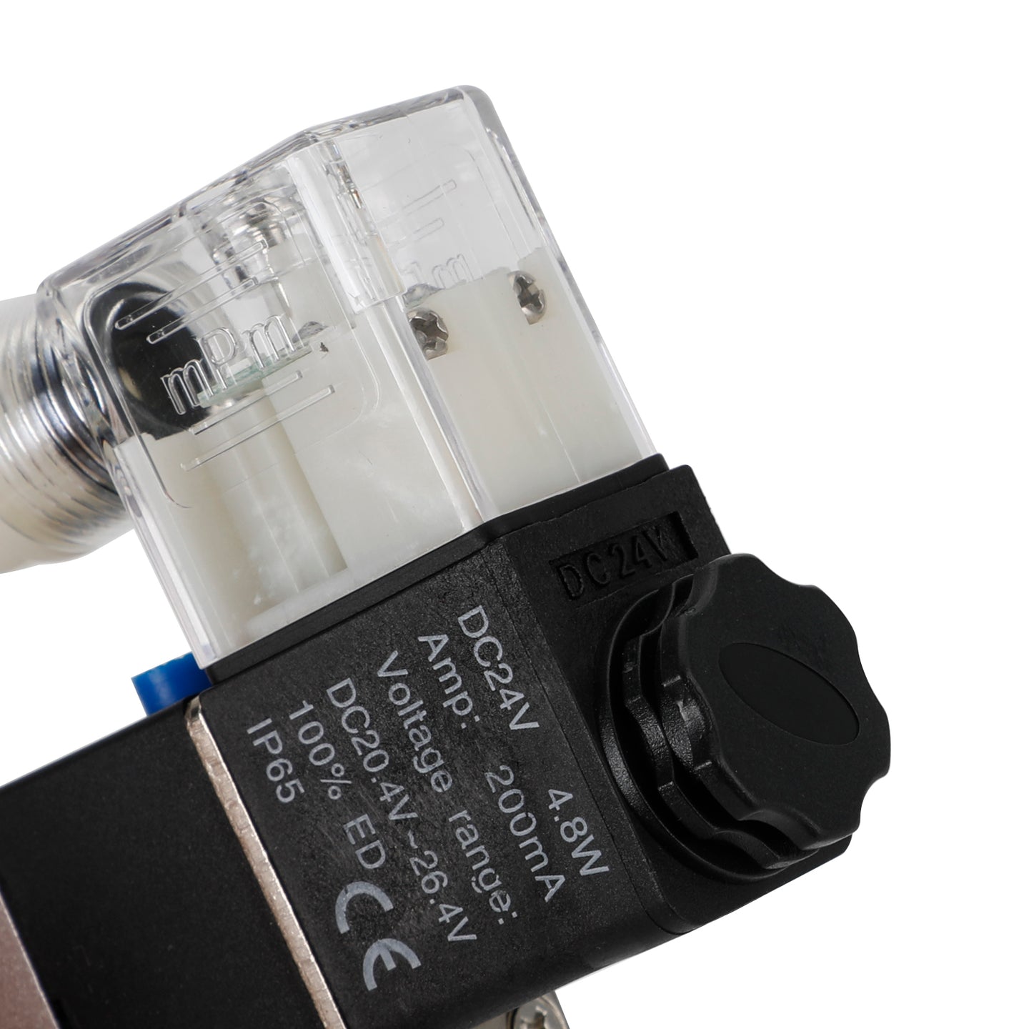 4V210-08 5 Way 2 Position Dc 24V Pneumatic Electric Solenoid Air Valve UE