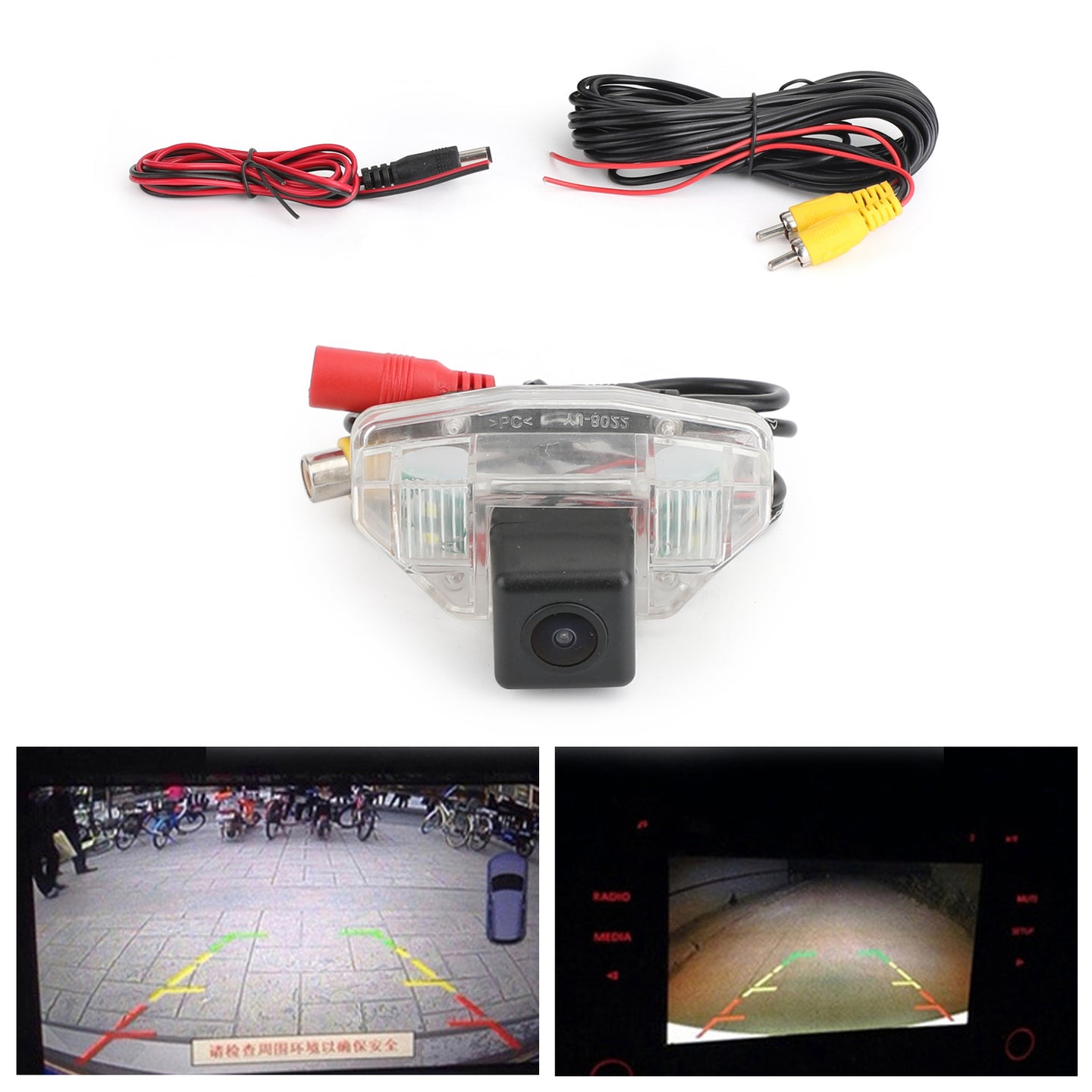 CCD Backup Parking Weatherproof Rear View Cams Reverse Camera Fit for HONDA CRV 2007 - 2013