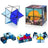 2 In 1 Ocean Style Star Cube Magic Cube Set For Kid And Adult Toy Ages 8-12
