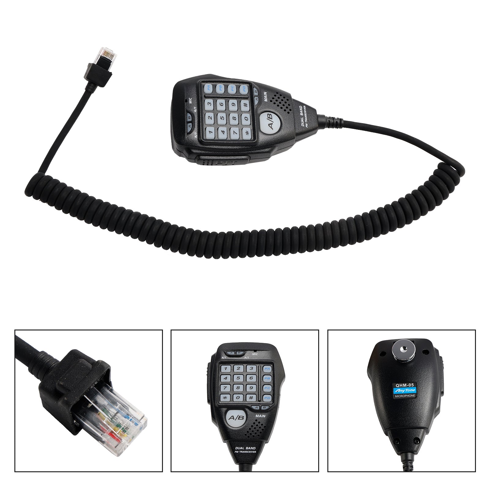 Radio Microphone Walkie-talkie Fit For AnyTone AT-778UV AT-588UV
