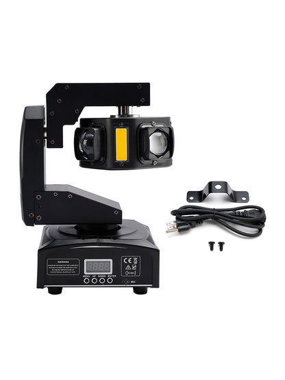 6 LED Moving Head Light – 3-Axis Beam DMX Stage Spot for DJ, Disco, Party & Show Lighting