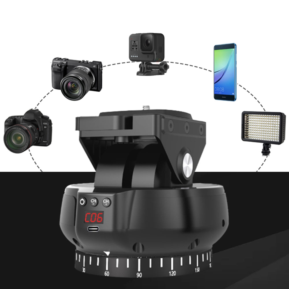 360° Panoramic Rotating Head Pan Tilt  Suitable for mobile Phones/Cameras etc