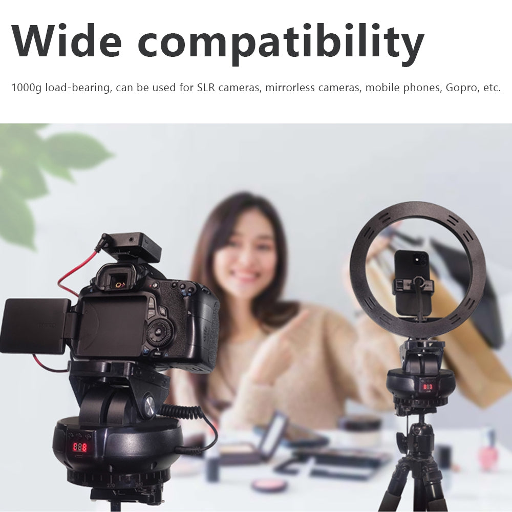 360° Panoramic Rotating Head Pan Tilt  Suitable for mobile Phones/Cameras etc