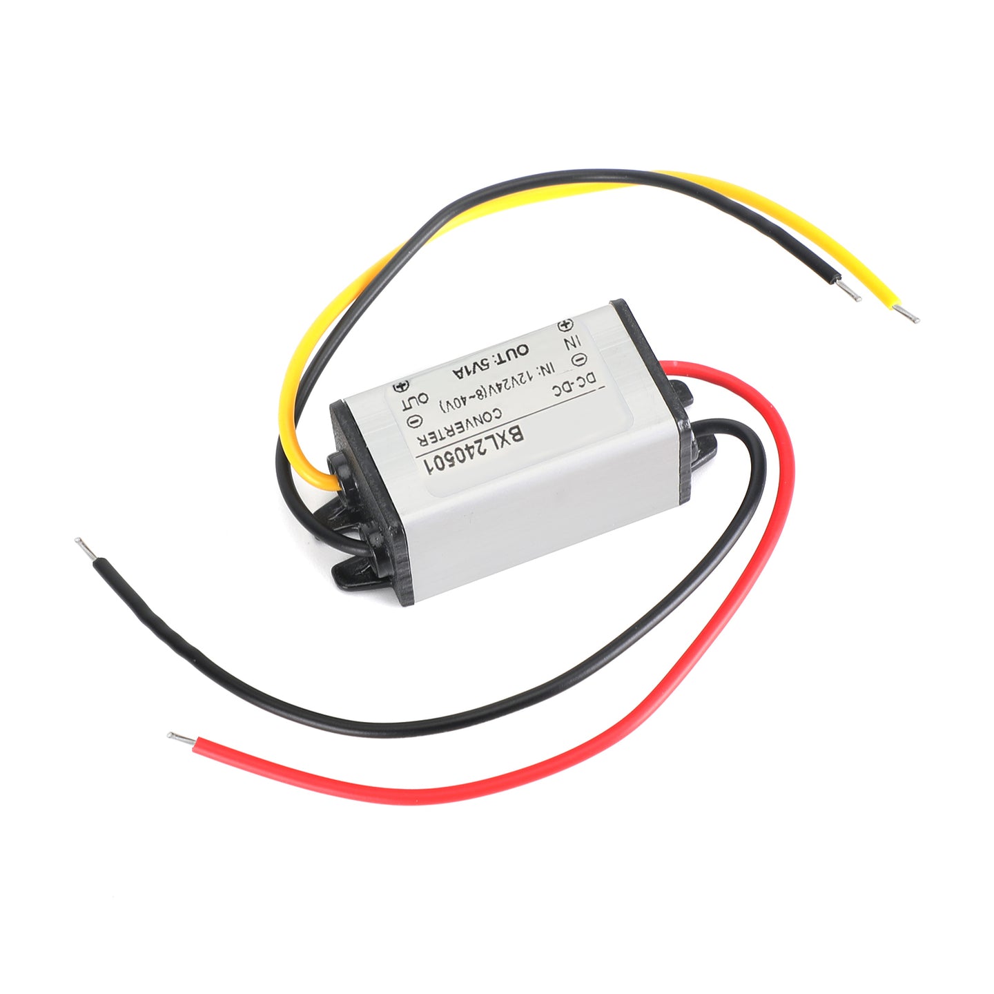 1~5A Waterproof DC/DC Converter Power Supply Regulator 12V/24V Step Down To 5V, 12/24V-5V-1A