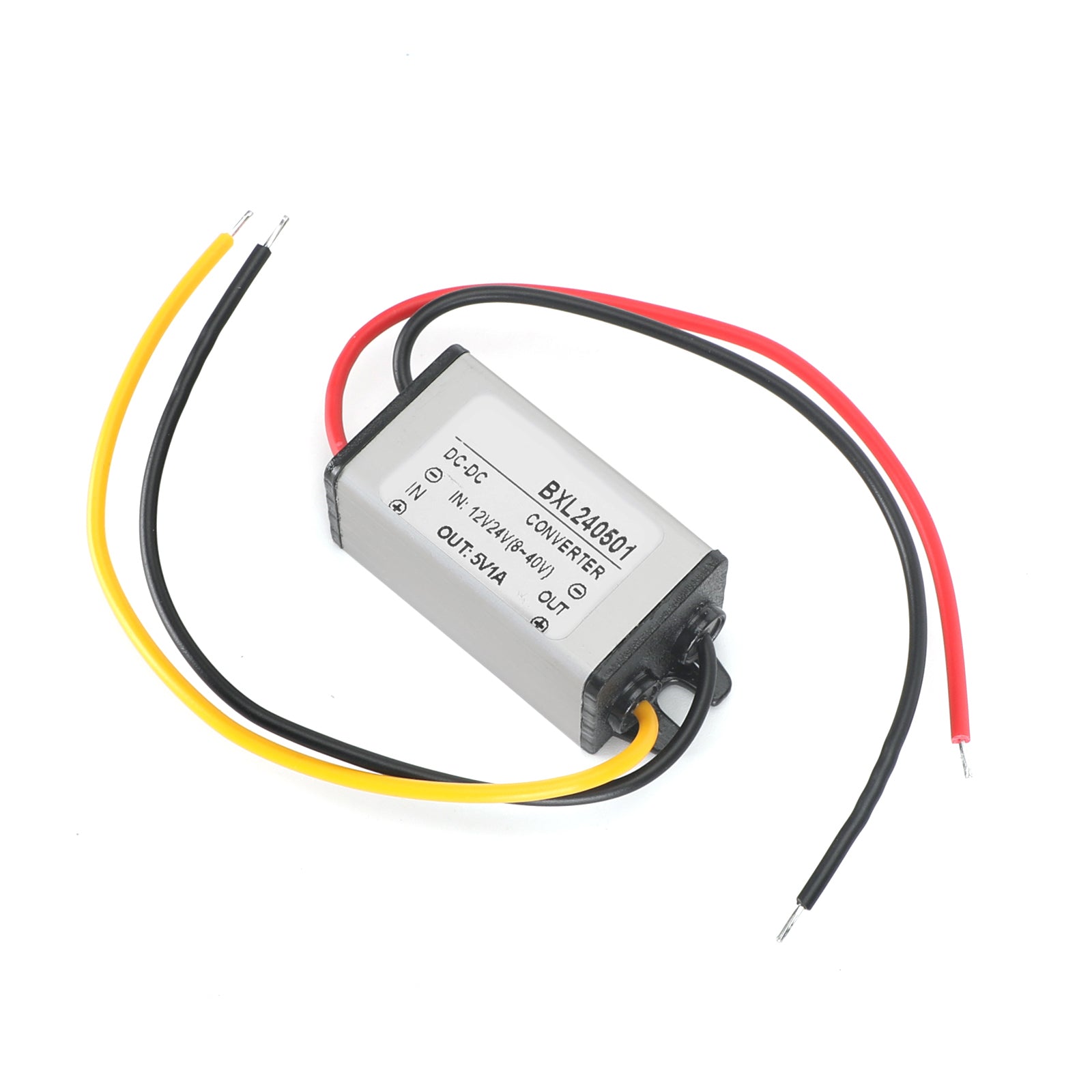 1~5A Waterproof DC/DC Converter Power Supply Regulator 12V/24V Step Down To 5V, 12/24V-5V-1A