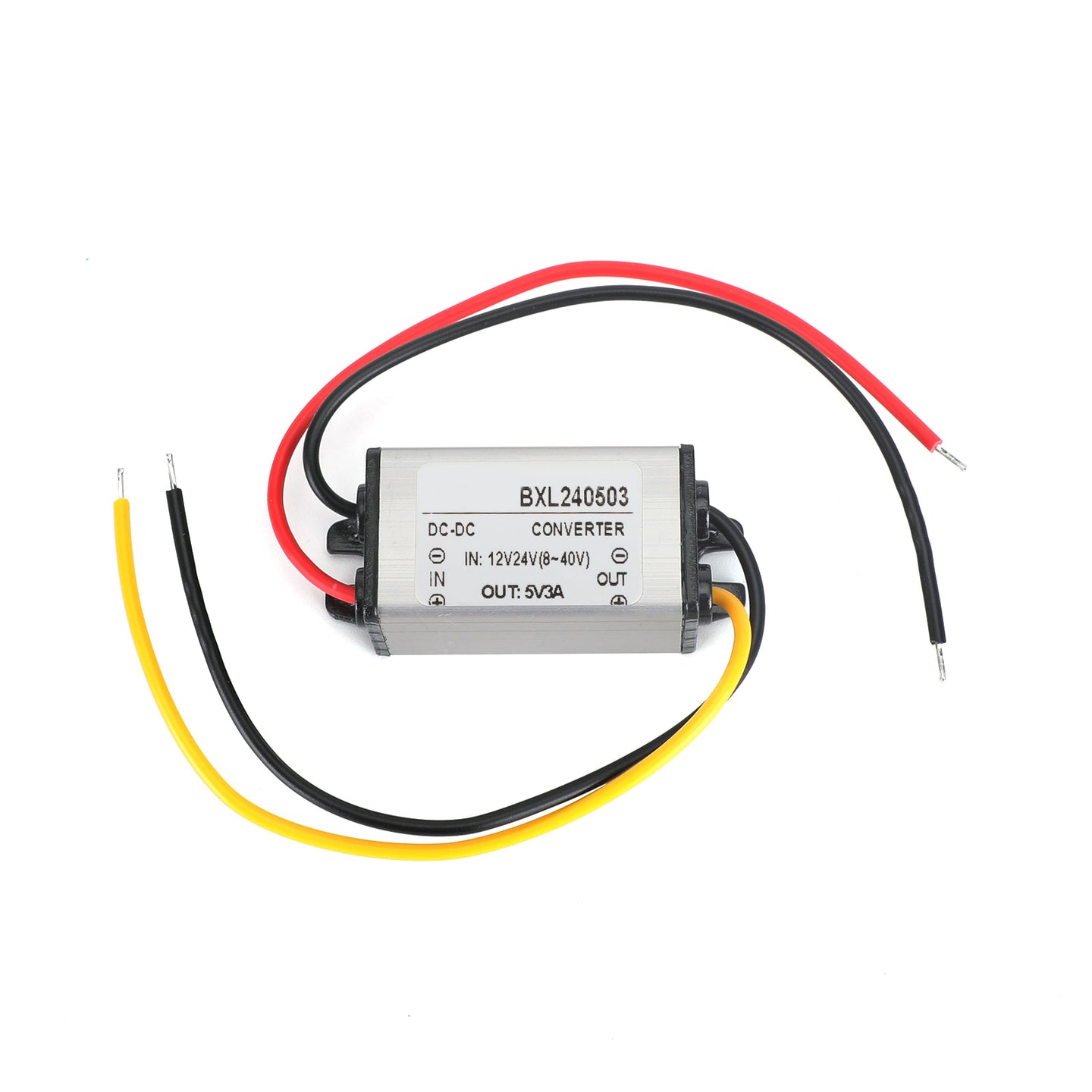 12V/24V to 5V 3A 15W Waterproof Converter Step Down Volt Module Power Supply
