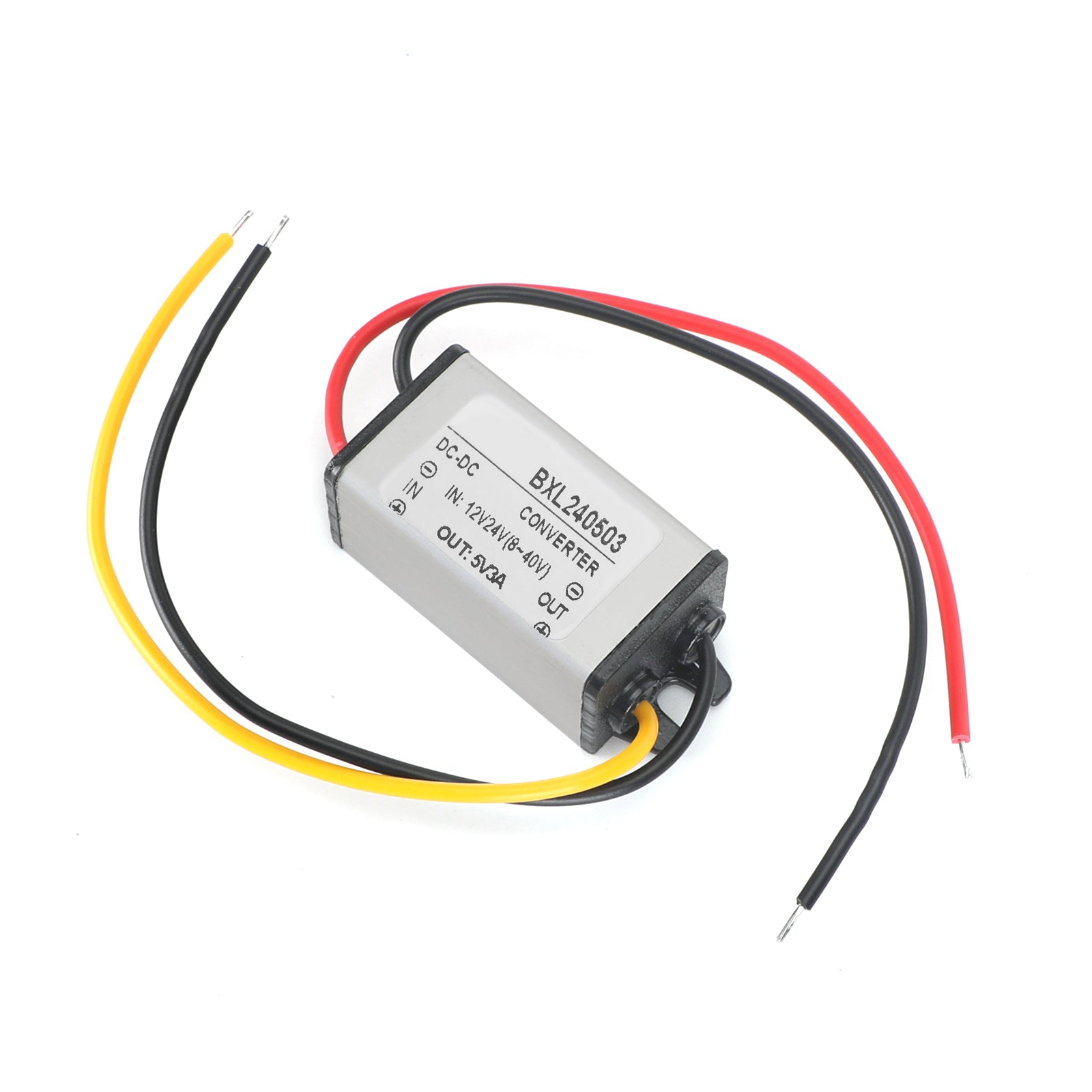 12V/24V to 5V 3A 15W Waterproof Converter Step Down Volt Module Power Supply