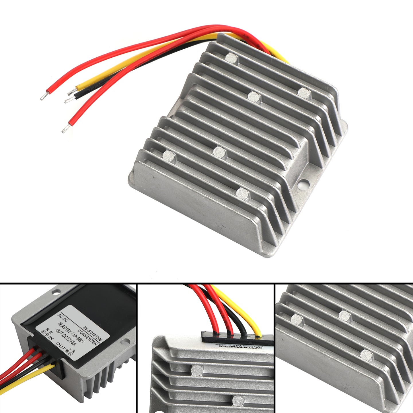 AC12V To DC12V 5A Waterproof Power Converter Power Adapter Transformer Module UE