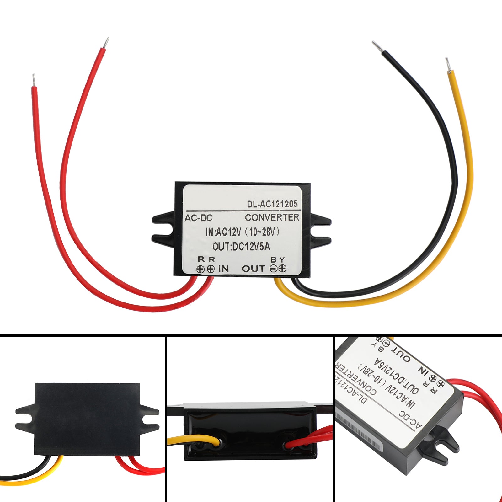 AC-DC Power Supply AC10-28V To DC12V 3A/5A Power Module Power Converter, 5A No Connector