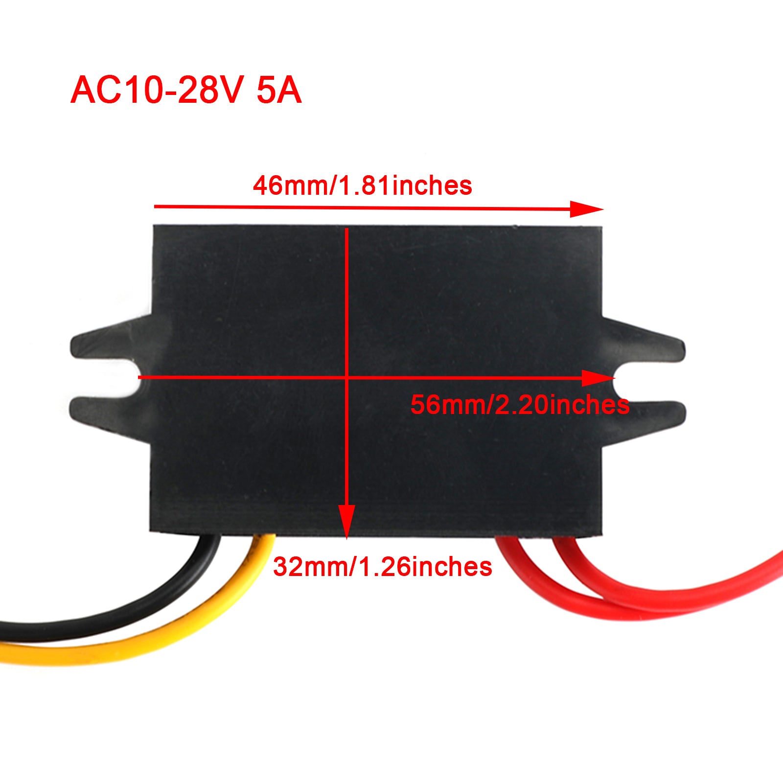 AC-DC Power Supply AC10-28V To DC12V 3A/5A Power Module Power Converter, 5A No Connector