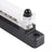 6 Way 12V Rated Bus Bar Power Distribution Terminal Block For Auto Marine Black