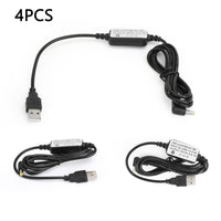 4PCS USB Charging Cable USB-DC-5B For YAESU VX-5R VX-6R VX-7R 150 VXA150 FT-2XDR
